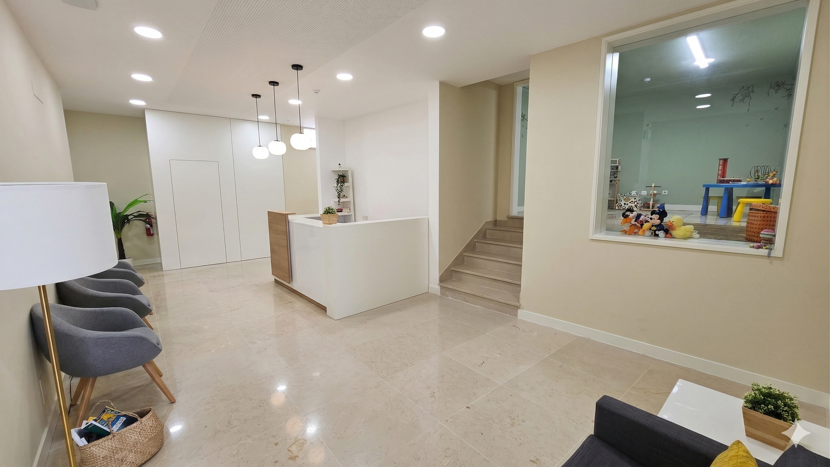 Recepção da Clínica Santa Susana