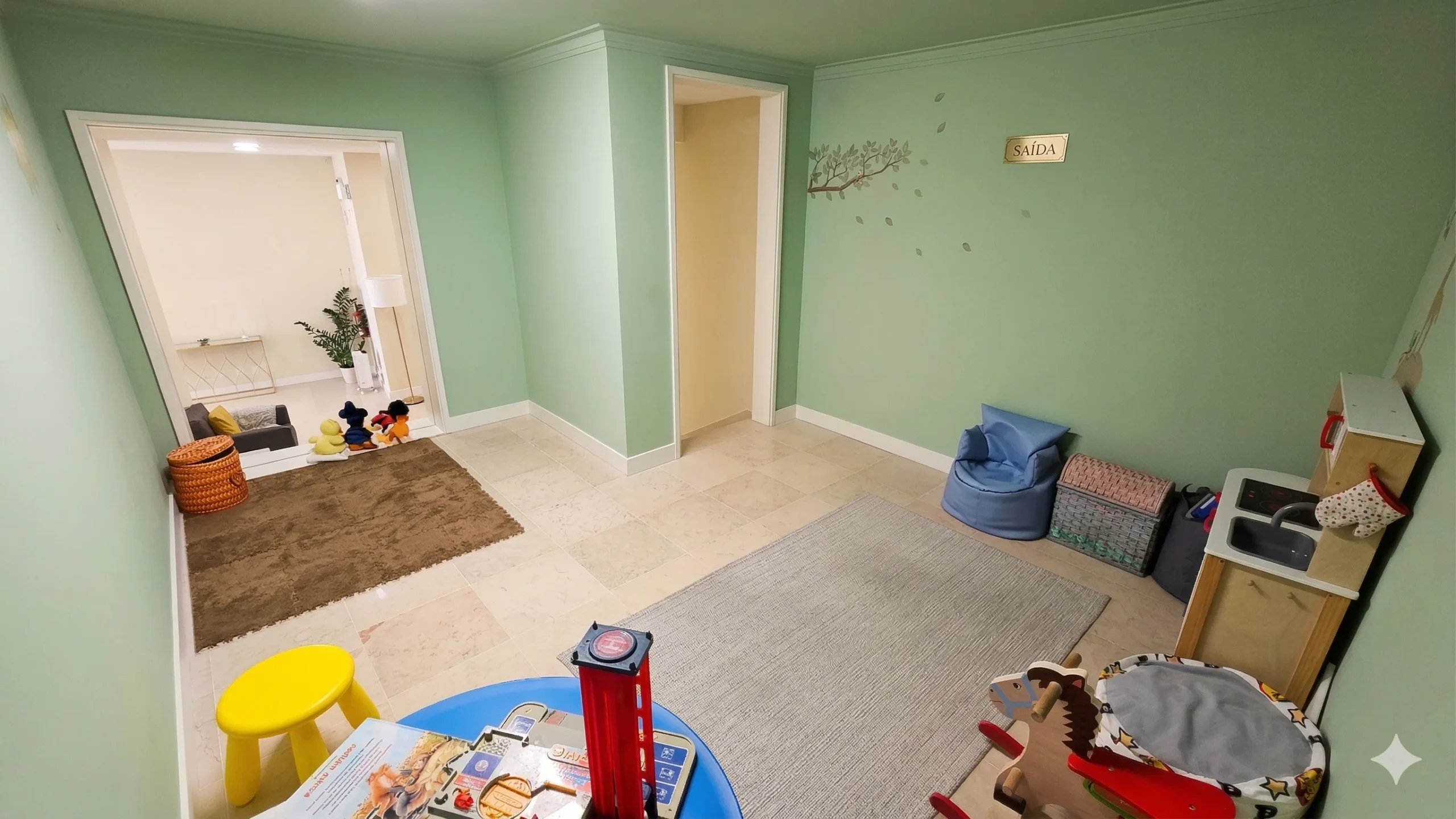 Sala de atendimento infantil